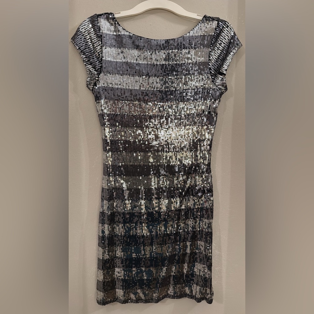 Vintage White House/Black Market sequin mini dress